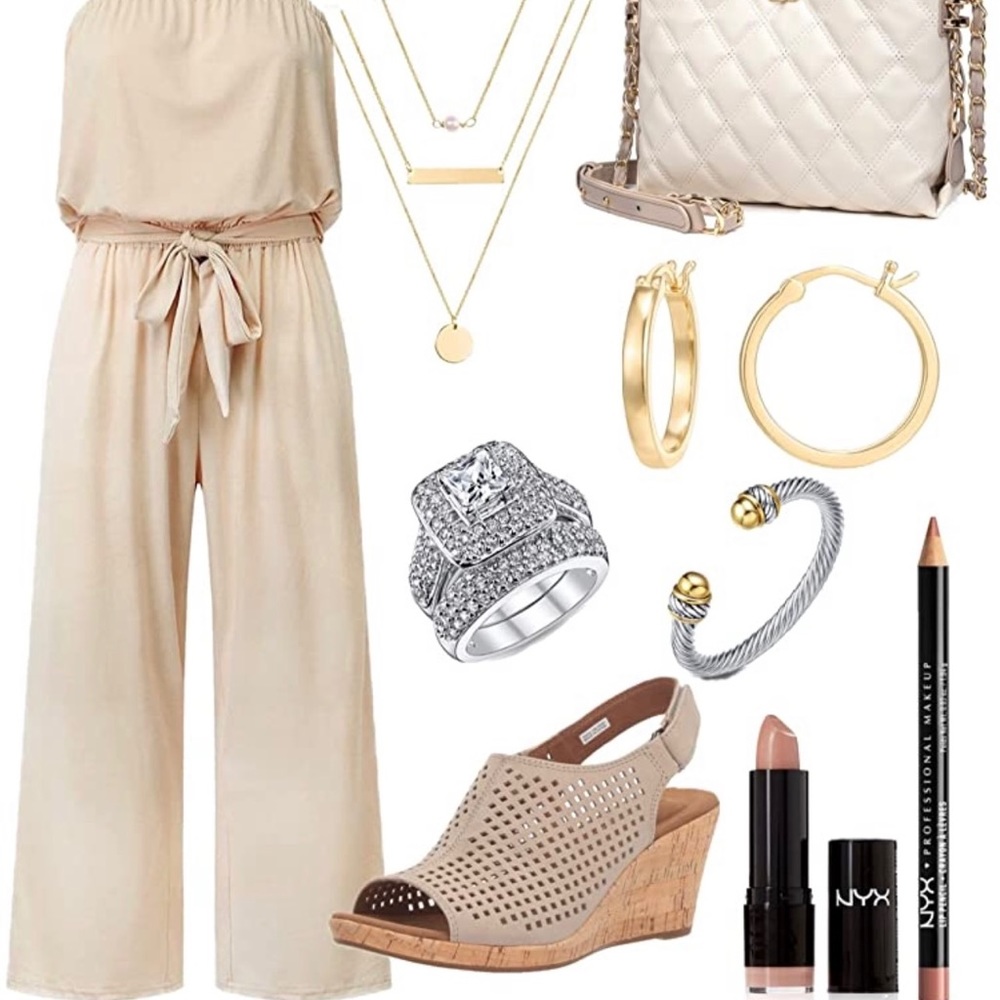 Tan Jumpsuit - Picture 2 of 5